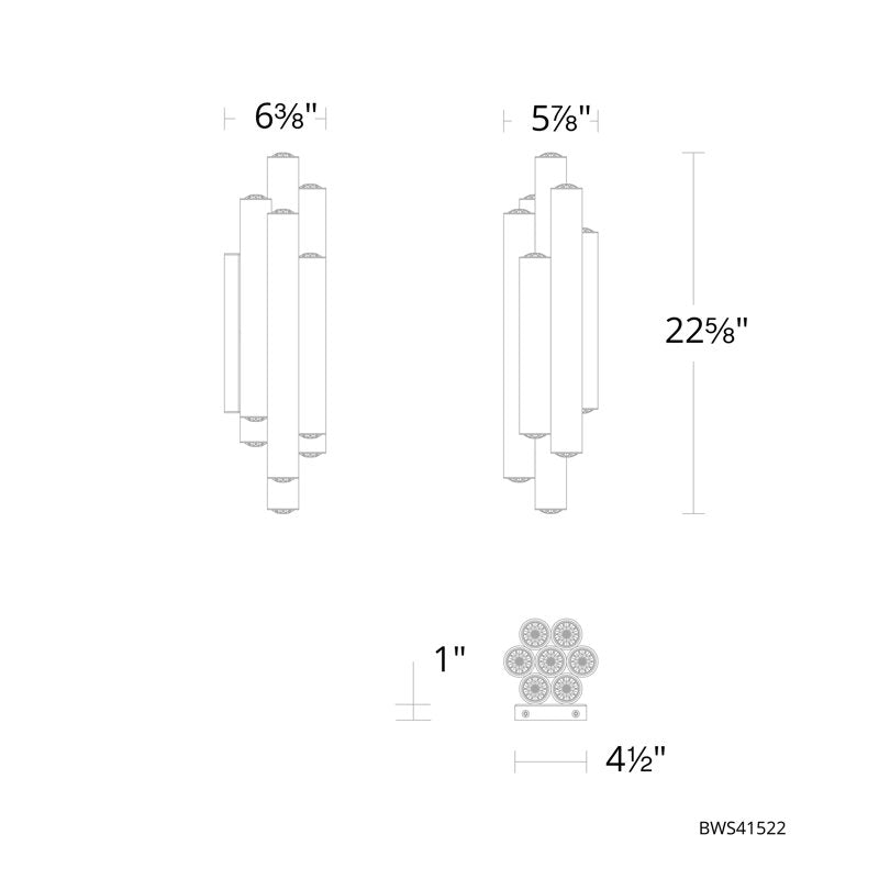 Silo 14 - Light LED Armed Sconce