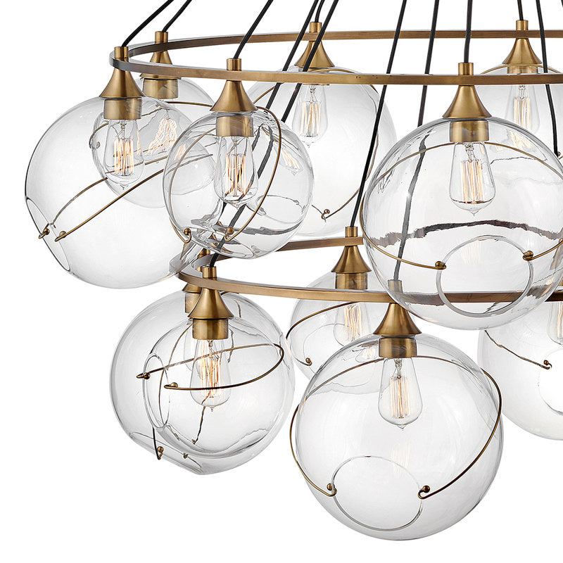 Skye 18 - Light Unique / Statement Tiered Chandelier