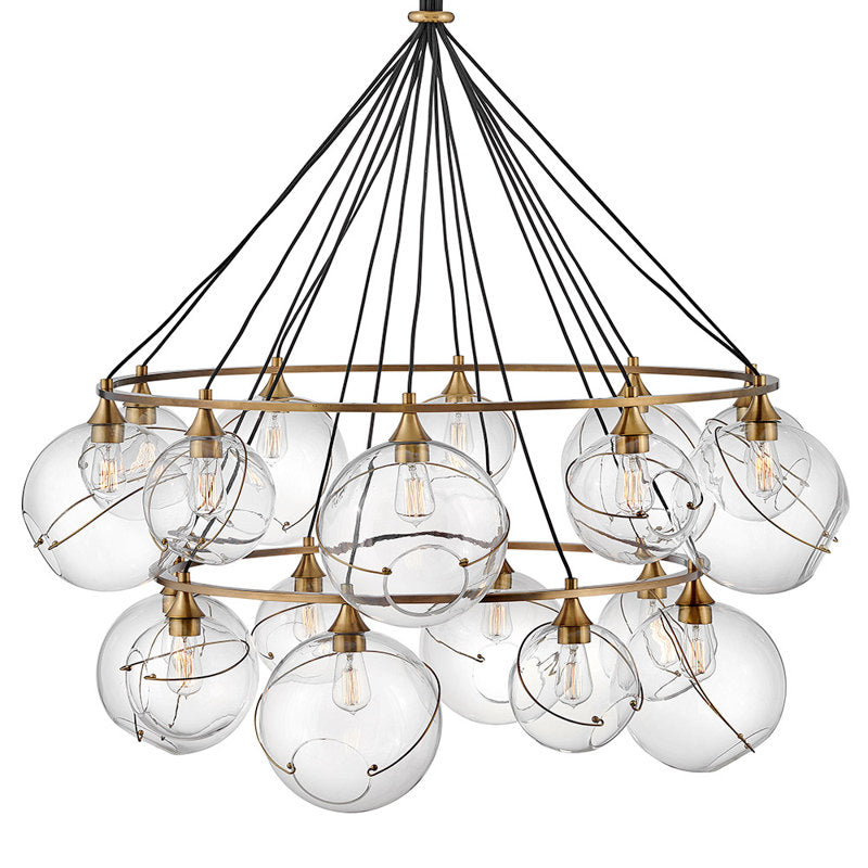 Skye 18 - Light Unique / Statement Tiered Chandelier