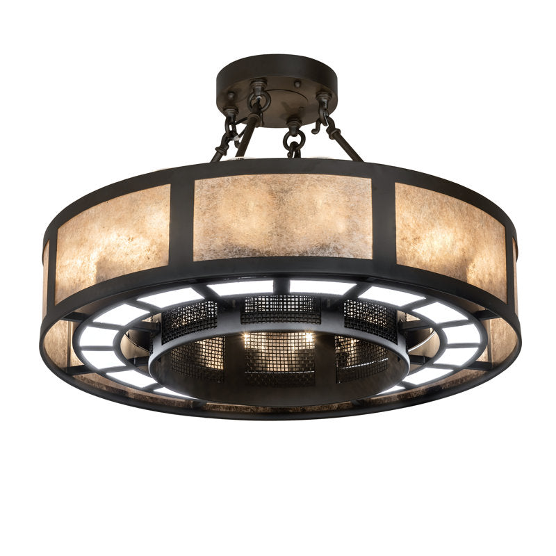 Smythe 16 - Light LED Semi Flush Mount
