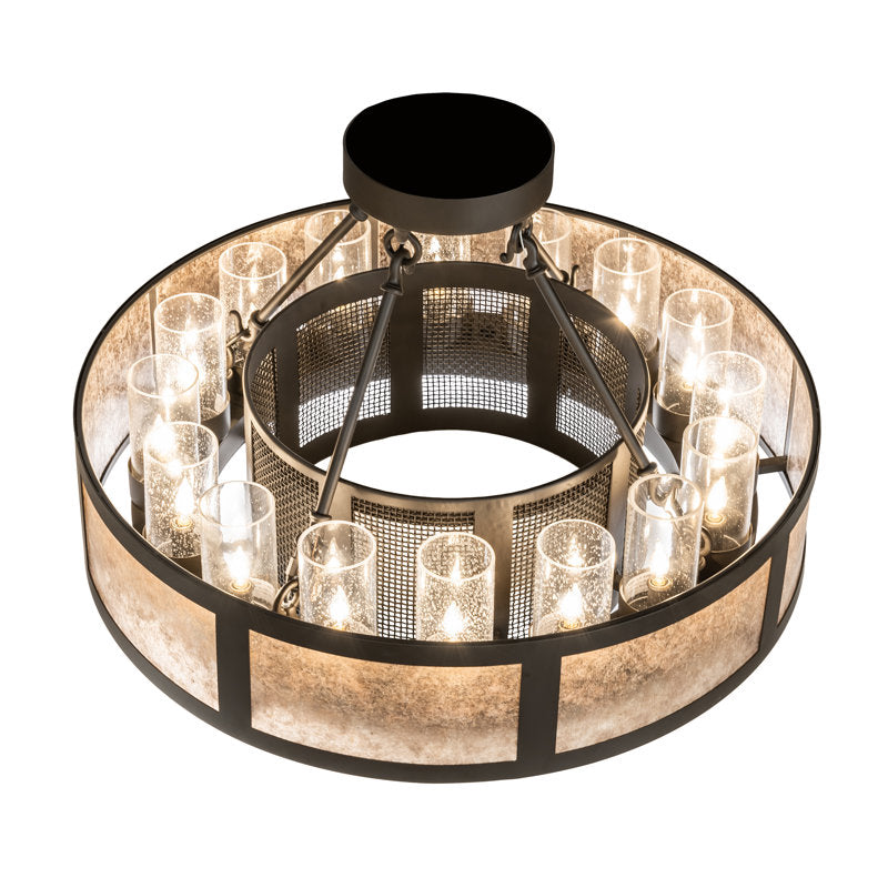 Smythe 16 - Light LED Semi Flush Mount