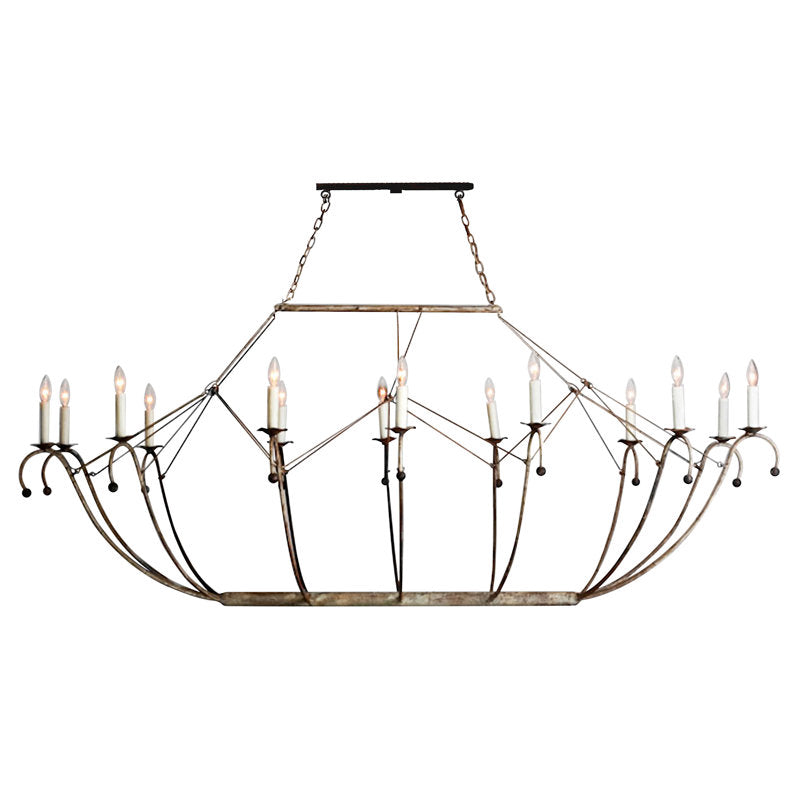 Spring Island Basket 8 - Light Chandelier