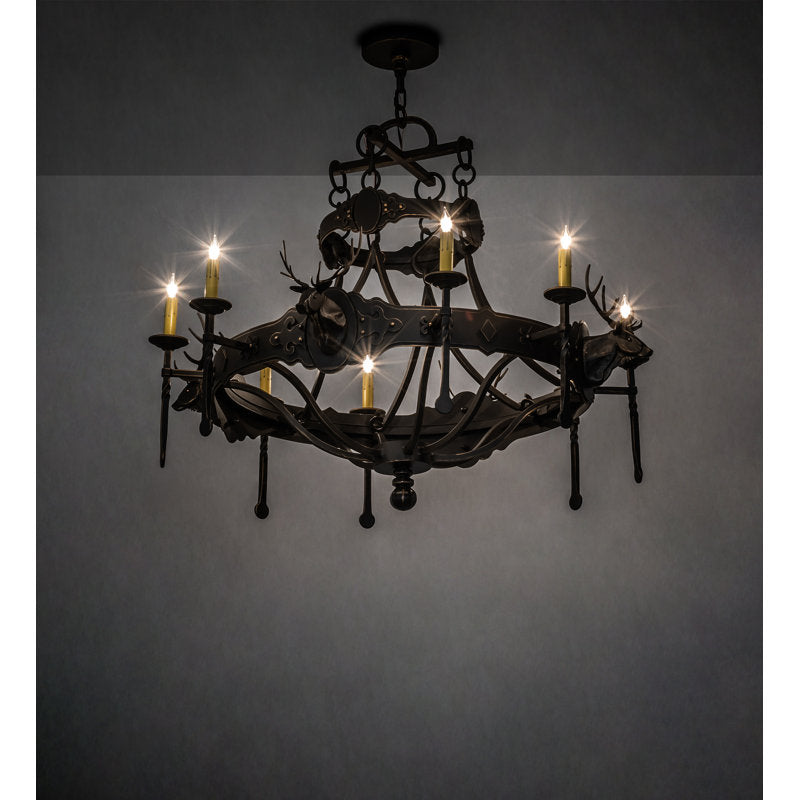 Stag 8 - Light Chandelier