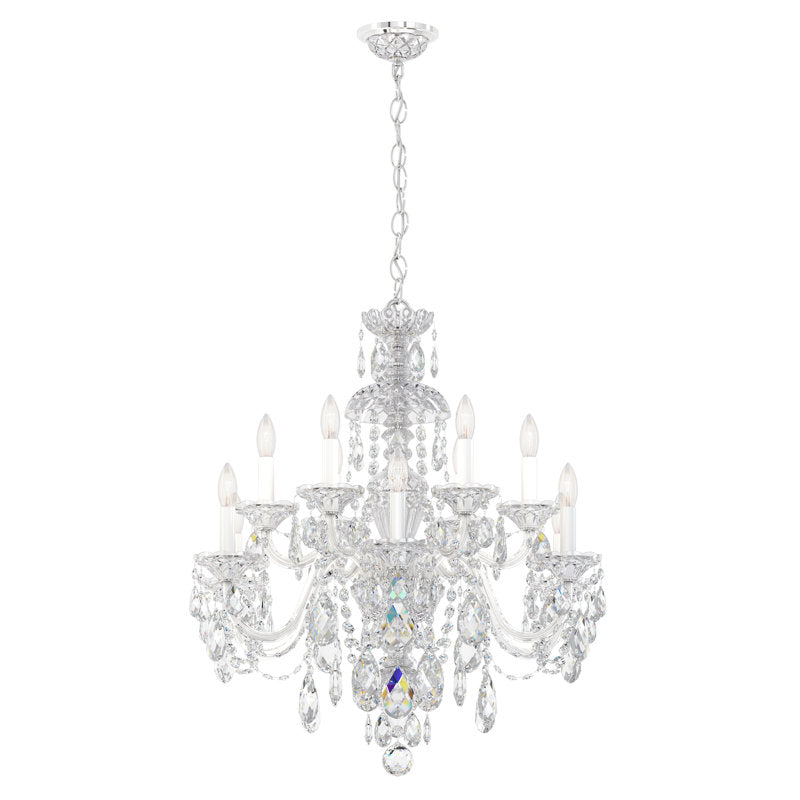 Sterling 12 - Light Glass Chandelier