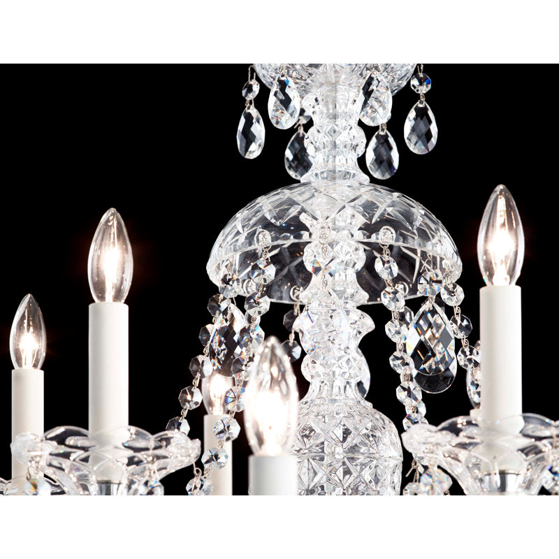 Sterling 12 - Light Glass Chandelier