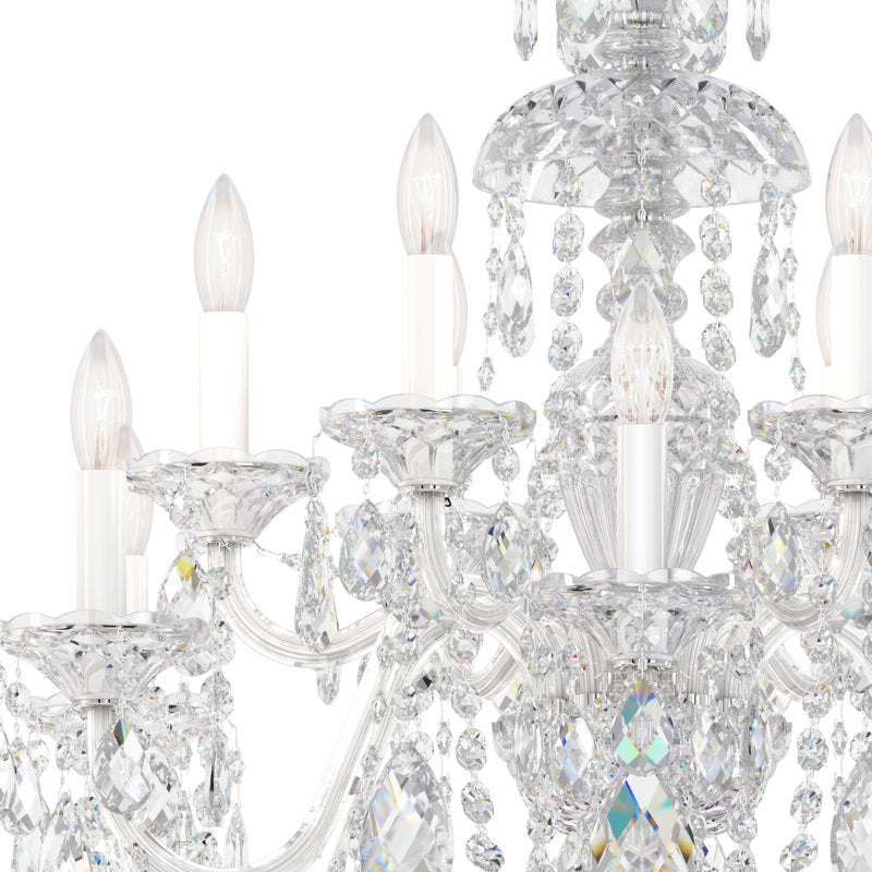 Sterling 12 - Light Glass Chandelier