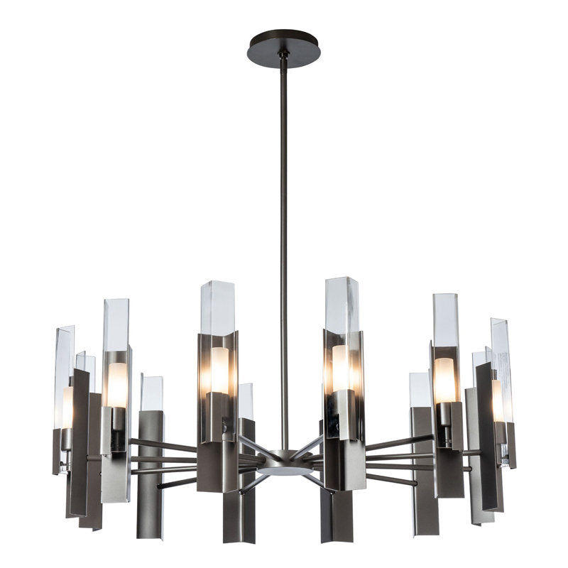 Summit Pendant - 12-Light - Oil Rubbed Bronze - Frosted Glass