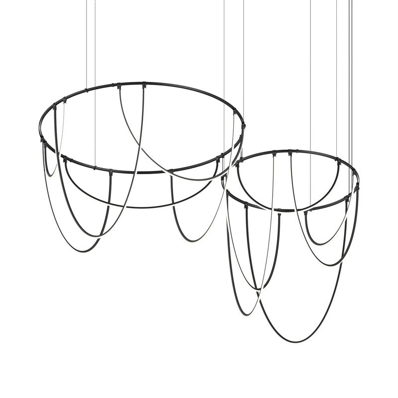 Suspenders庐 12 - Light LED Chandelier