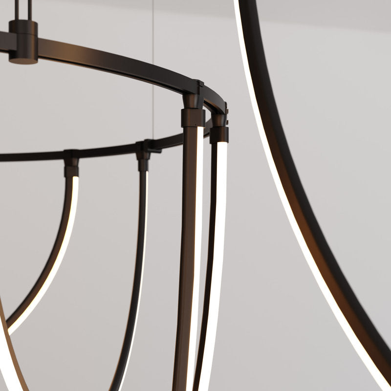 Suspenders庐 12 - Light LED Chandelier