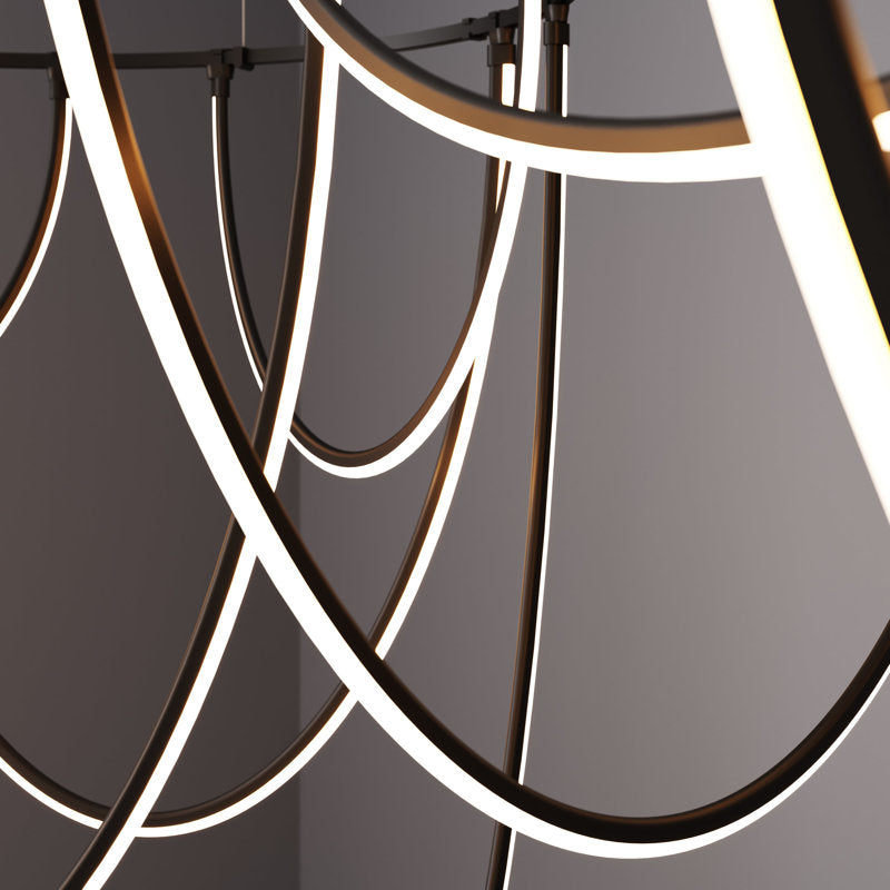 Suspenders庐 12 - Light LED Chandelier