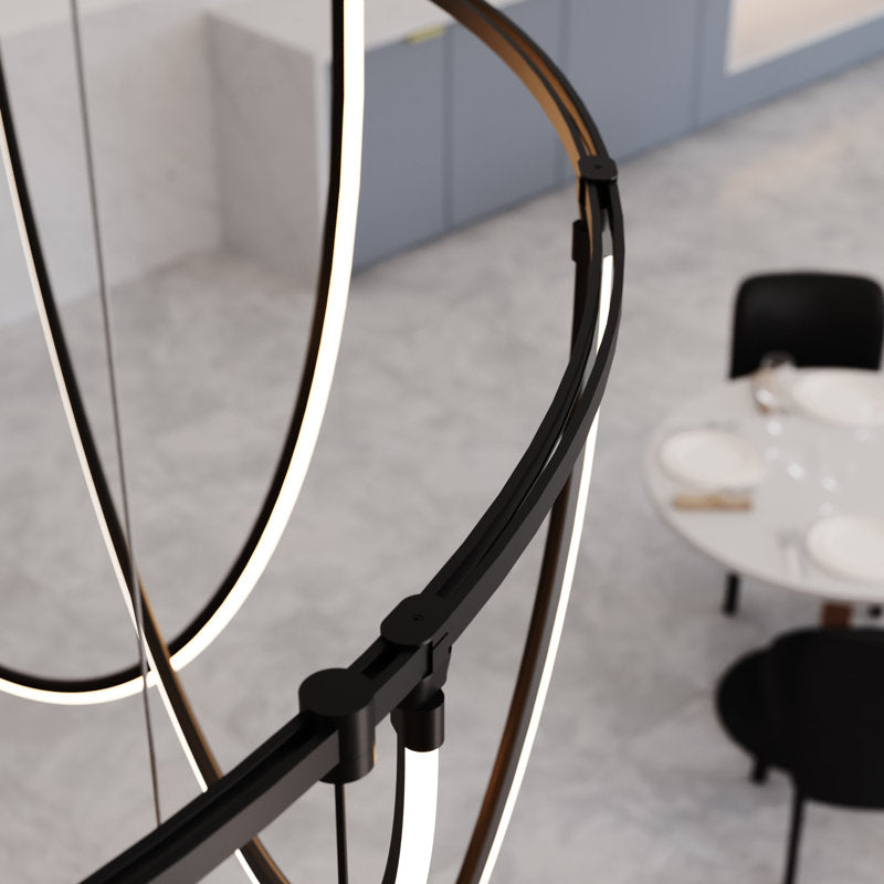 Suspenders庐 12 - Light LED Chandelier