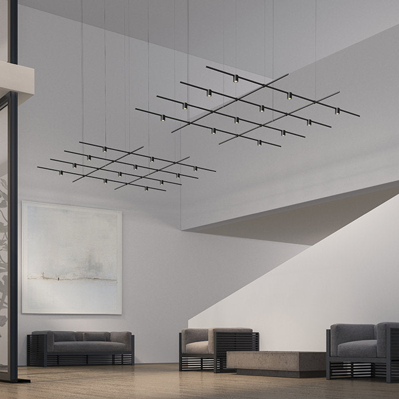 Suspenders庐 12 - Light LED Chandelier