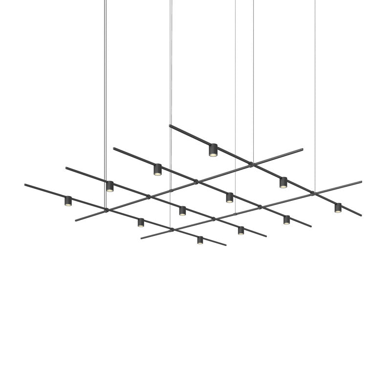 Suspenders庐 12 - Light LED Chandelier
