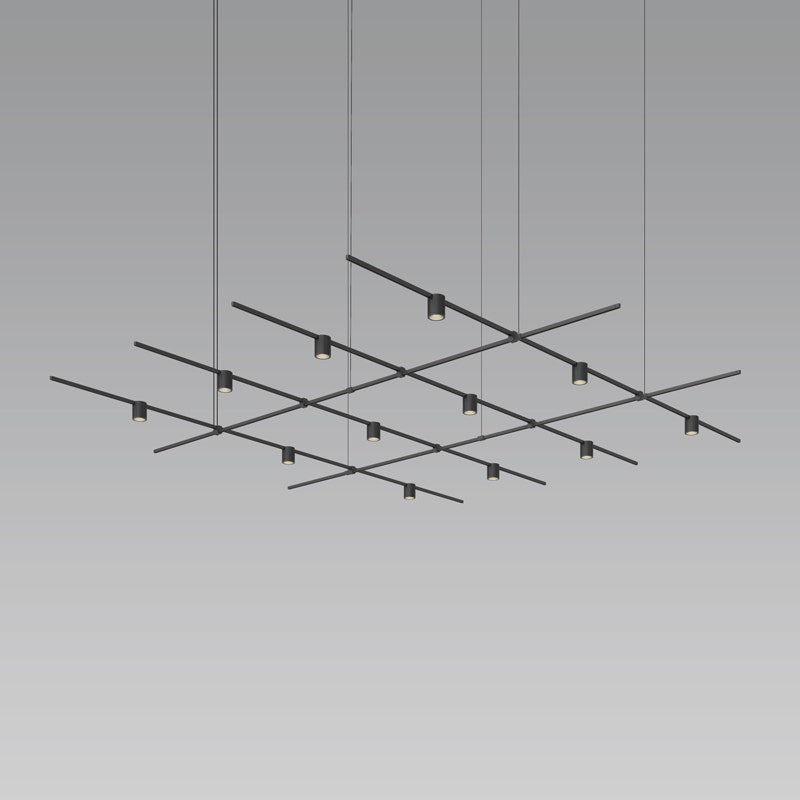 Suspenders庐 12 - Light LED Chandelier