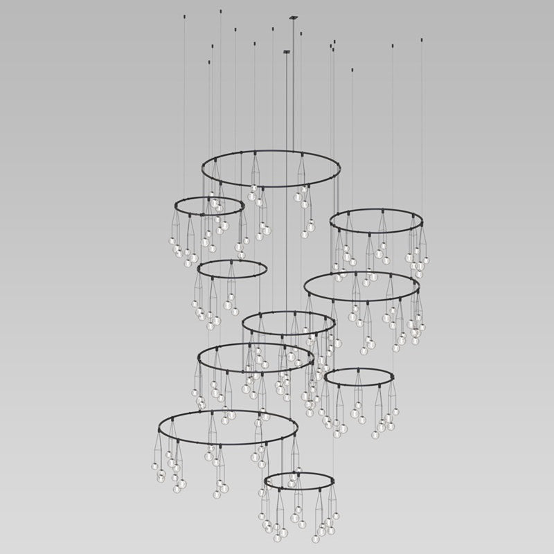 Suspenders庐 177 - Light LED Chandelier