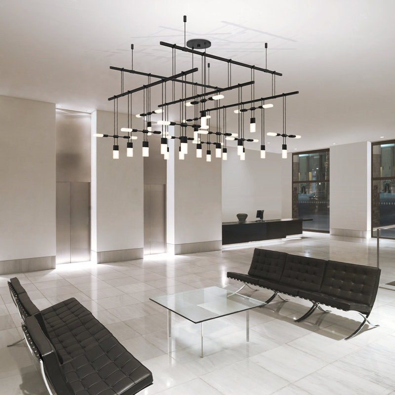 Suspenders庐 19 - Light LED Chandelier