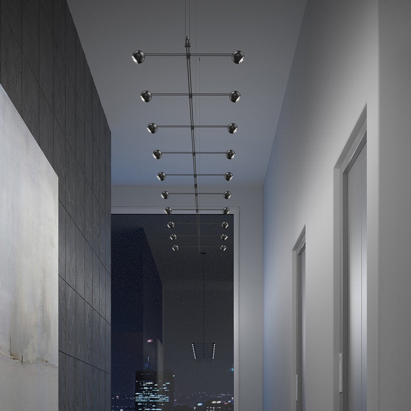 Suspenders庐 20 - Light LED Chandelier