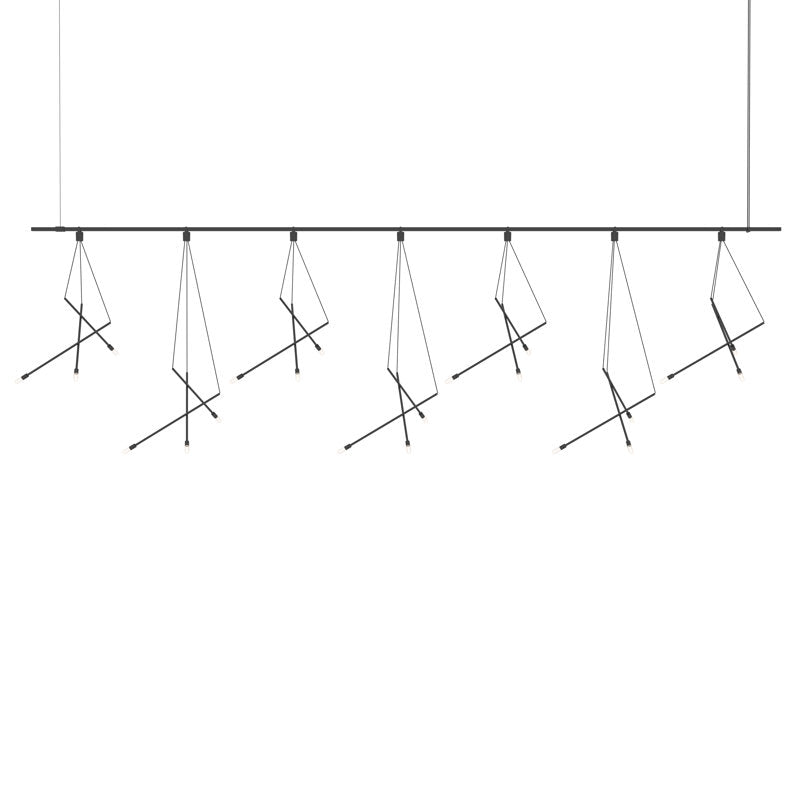 Suspenders庐 21 - Light LED Chandelier