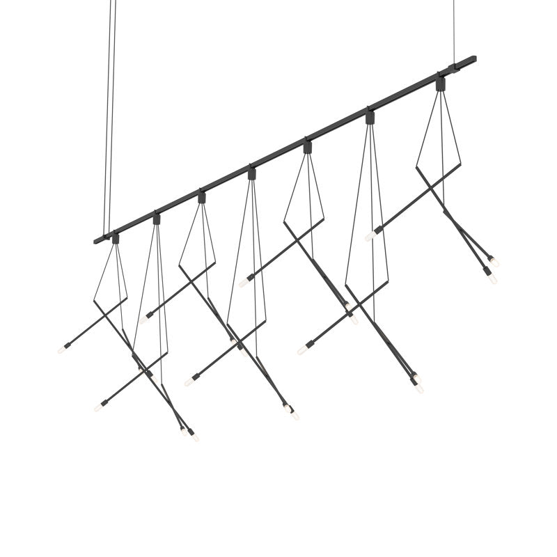 Suspenders庐 21 - Light LED Chandelier