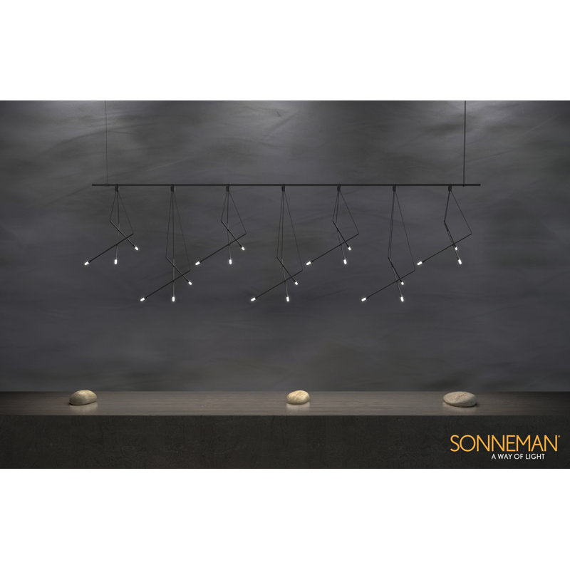 Suspenders庐 21 - Light LED Chandelier