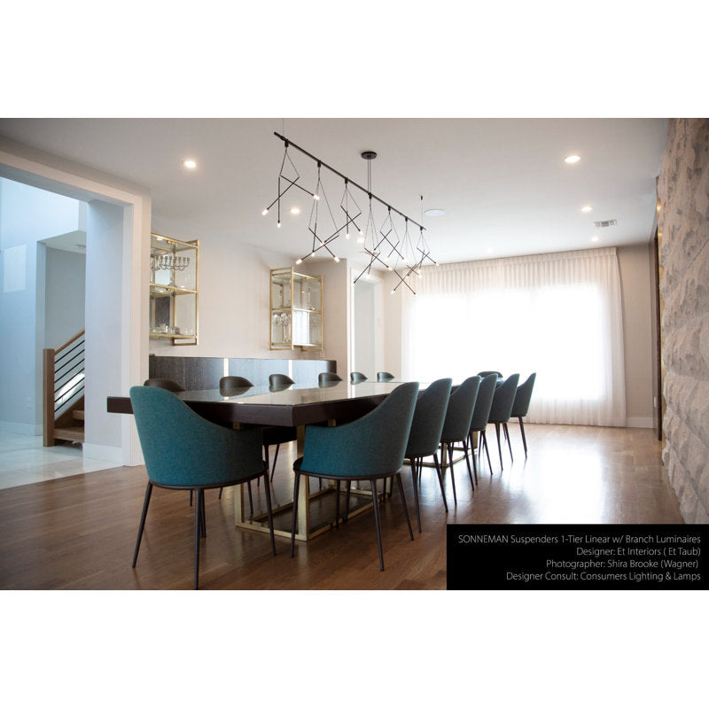 Suspenders庐 21 - Light LED Chandelier