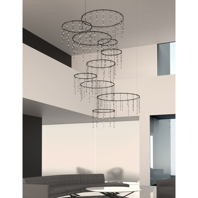 Suspenders庐 300 - Light LED Chandelier