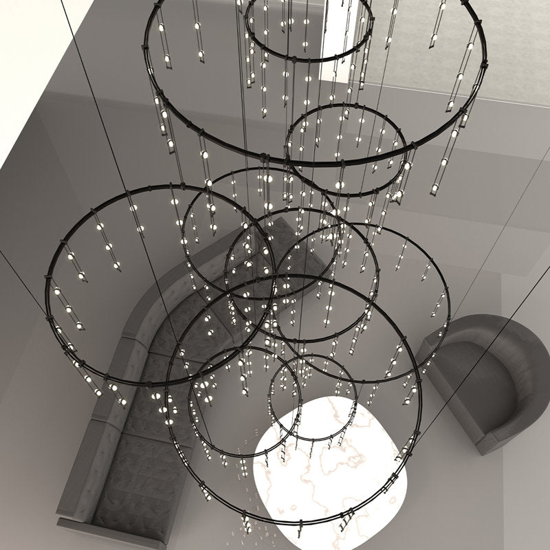 Suspenders庐 300 - Light LED Chandelier