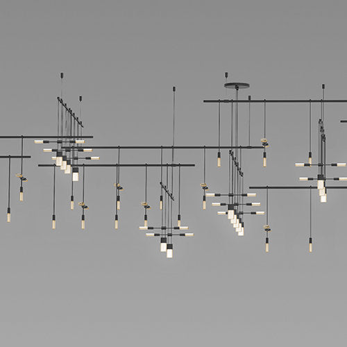 Suspenders庐 35 - Light LED Chandelier