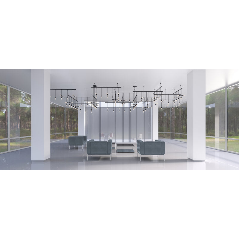 Suspenders庐 35 - Light LED Chandelier