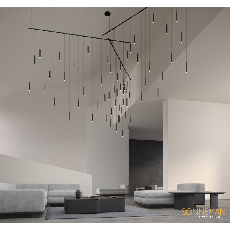 Suspenders庐 62 - Light LED Chandelier