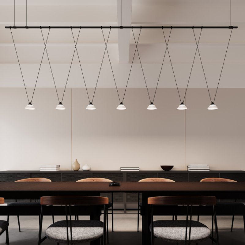 Suspenders庐 7 - Light LED Chandelier