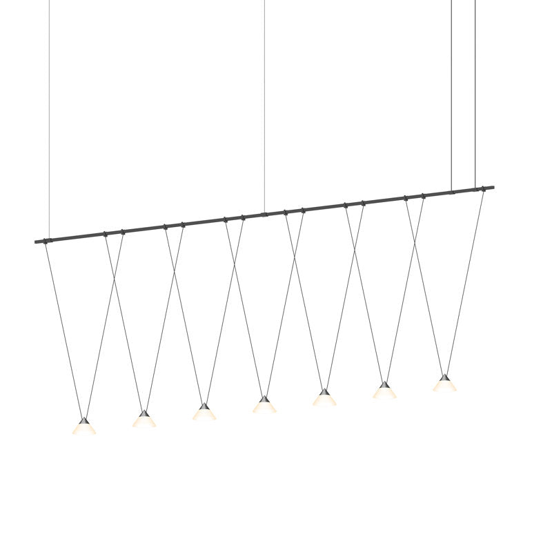Suspenders庐 7 - Light LED Chandelier