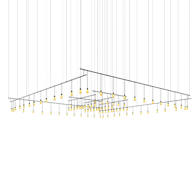 Suspenders庐 90 - Light LED Chandelier