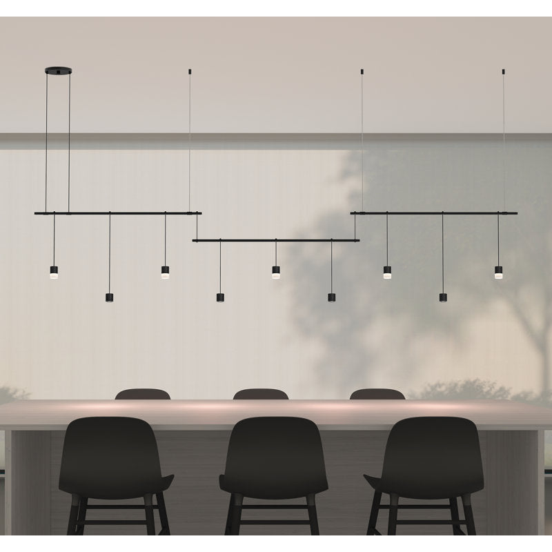 Suspenders庐 9 - Light LED Chandelier