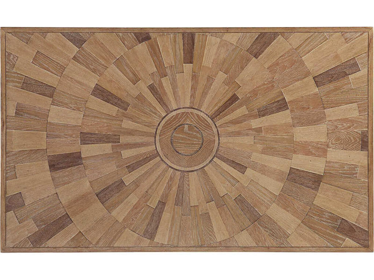 Home Los Altos Ducane Rectangular Coffee Table in Natural Oak