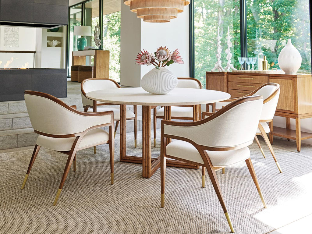 Palm Desert Woodard Round Dining Table