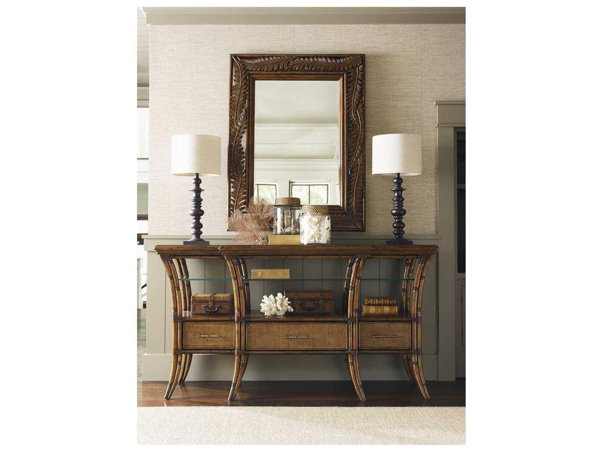 Bali Hai Sideboard and Mirror Set