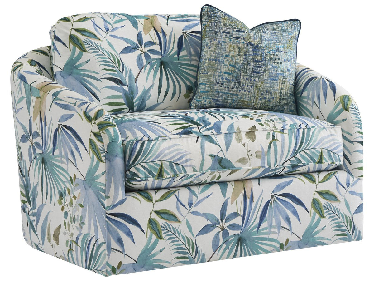 Key Biscayne Blue Chair and a Half