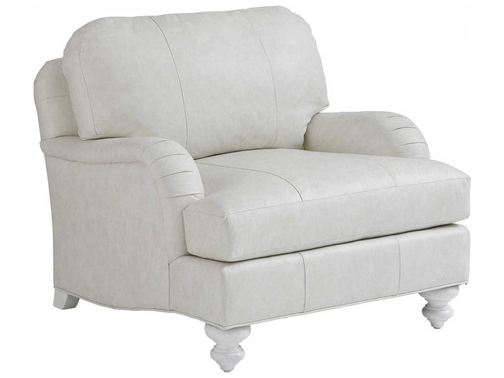 Ocean Breeze Gilmore Leather Accent Chair