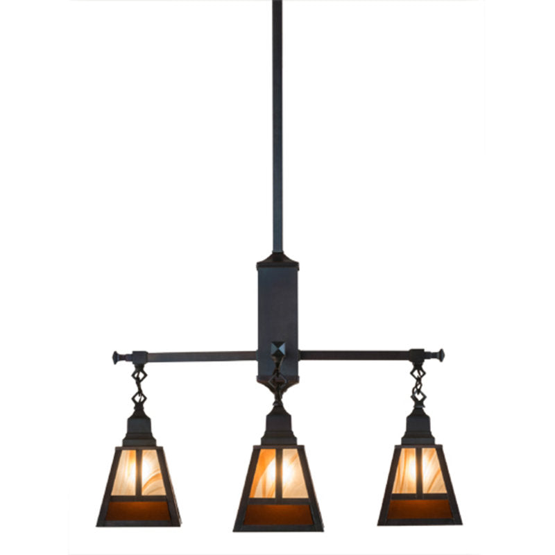 T" Mission" 4 - Light Chandelier