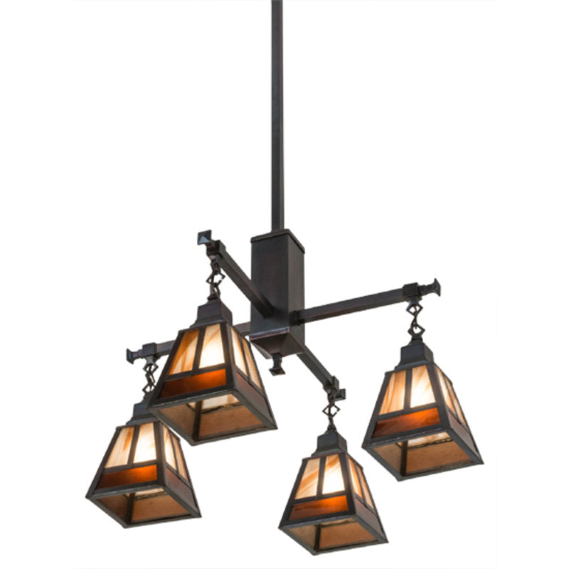 T" Mission" 4 - Light Chandelier