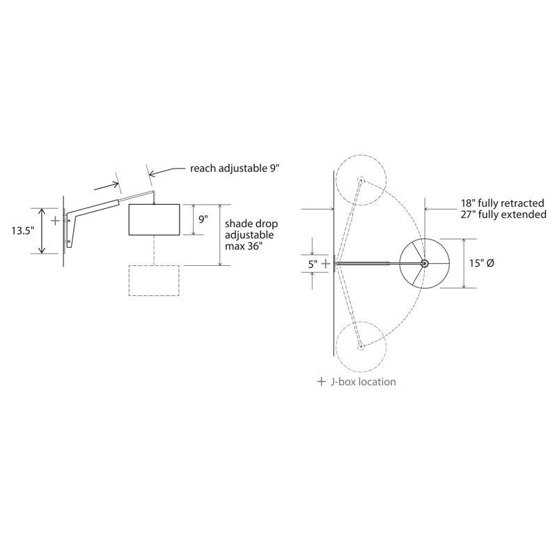 Talea 1 - Light Swing Arm