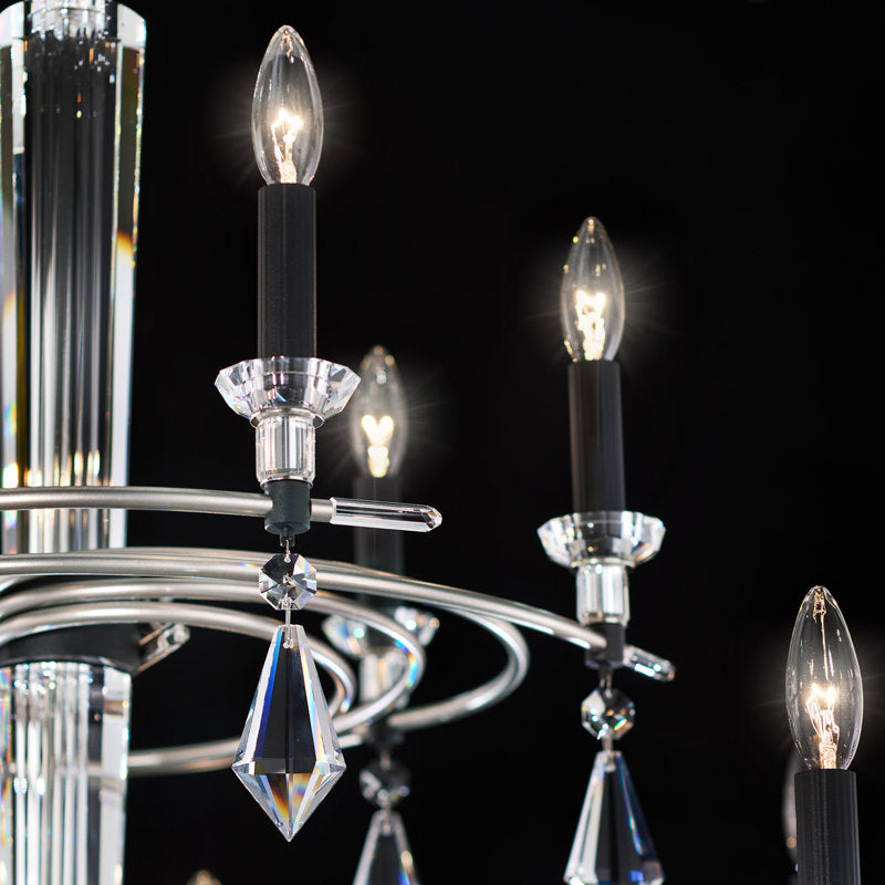 Tempest 12 Light Crystal LED Chandelier