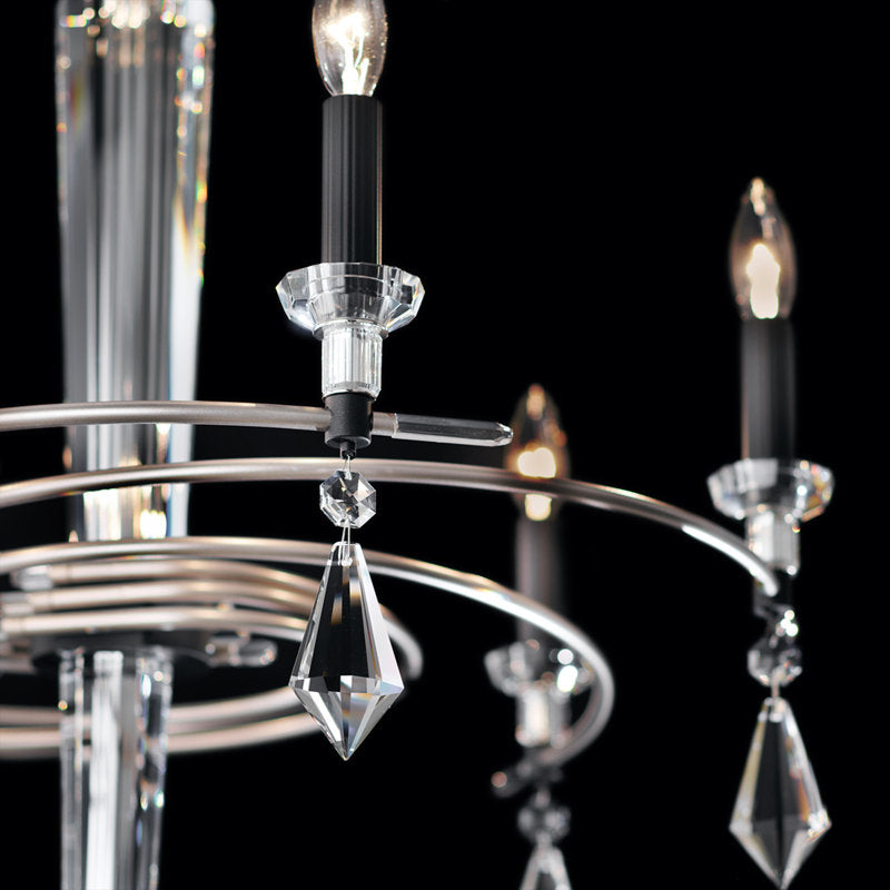 Tempest 6 Light Crystal Chandelier