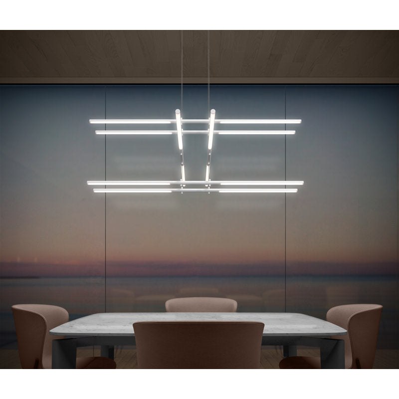 Tik-Tak庐 12 - Light LED Chandelier
