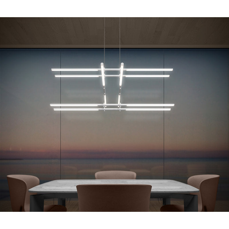 Tik-Tak庐 12 - Light LED Chandelier