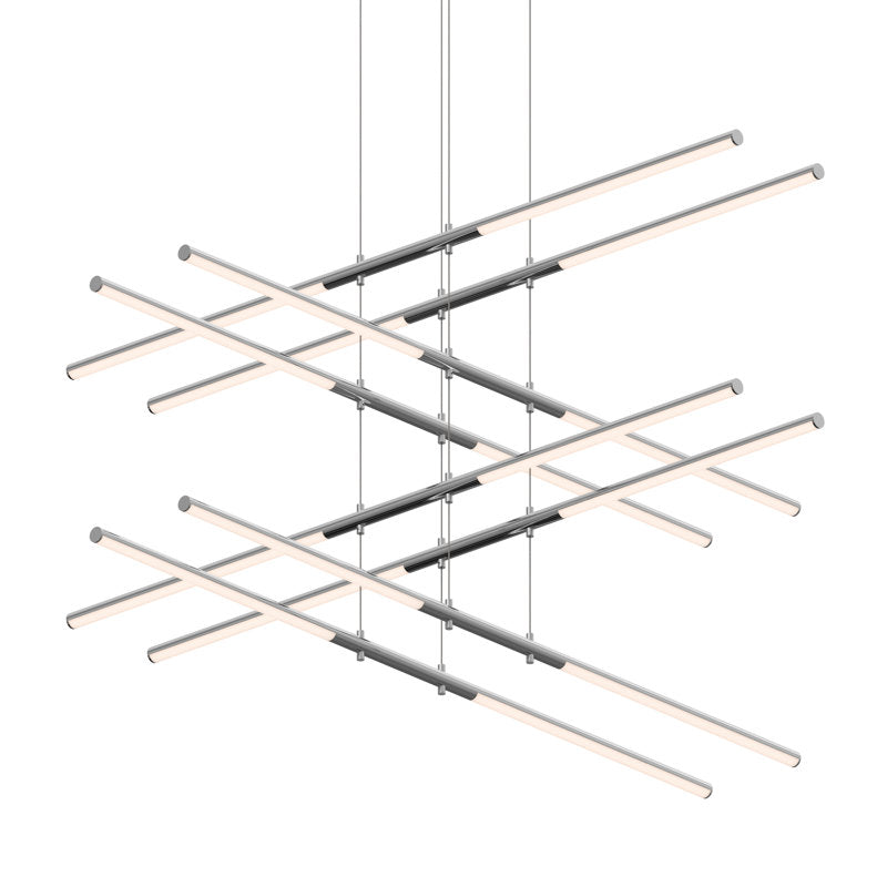 Tik-Tak庐 16 - Light LED Chandelier