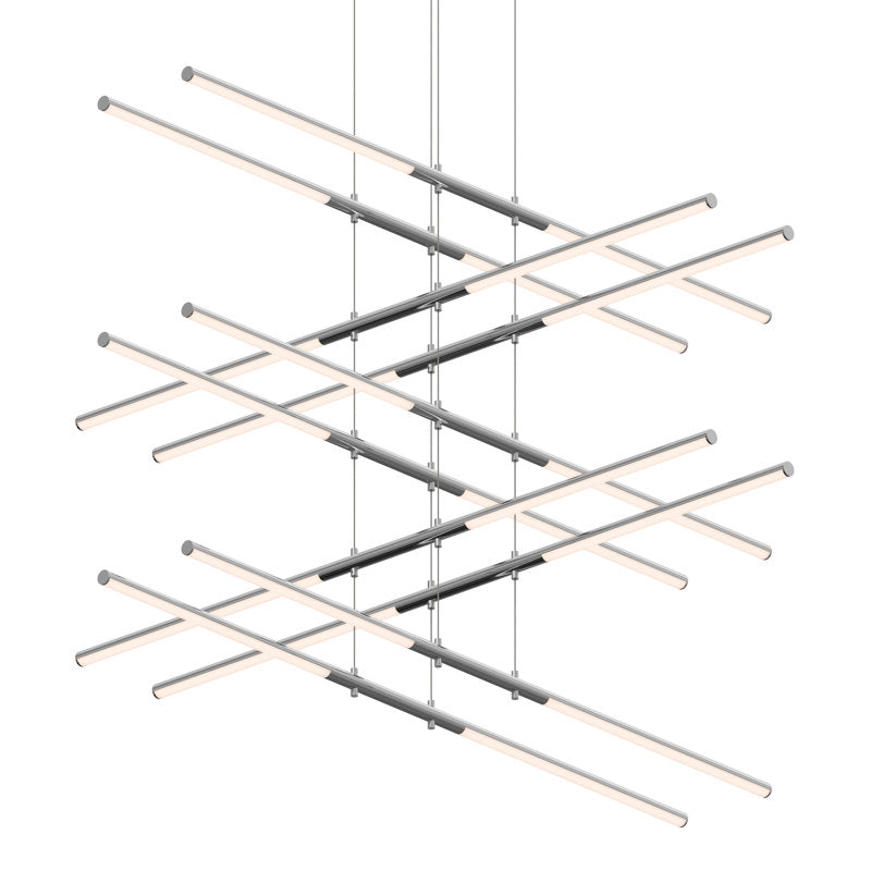 Tik-Tak庐 20 - Light LED Chandelier