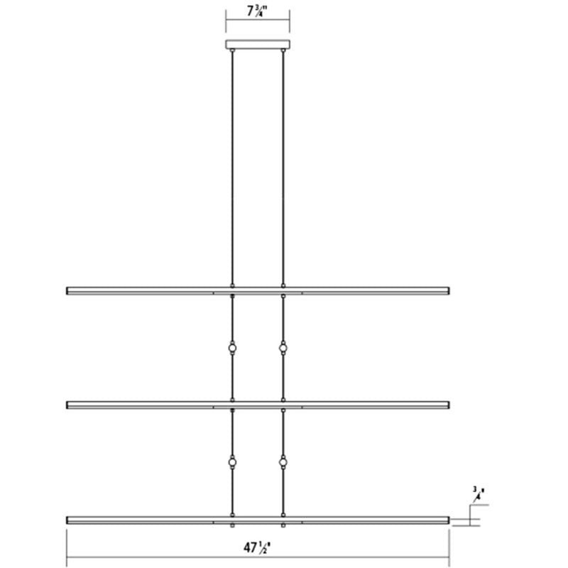 Tik-Tak庐 20 - Light LED Chandelier