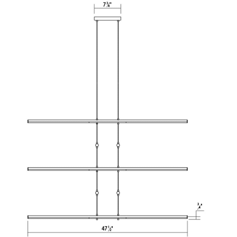 Tik-Tak庐 20 - Light LED Chandelier